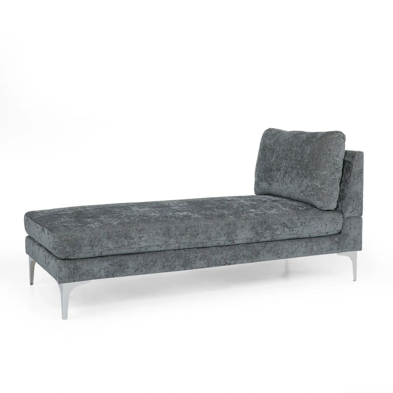 Beamon Contemporary Fabric Chaise Lounge by Christopher Knight Home - 69.00 L x 29.00 W x 30.00 H