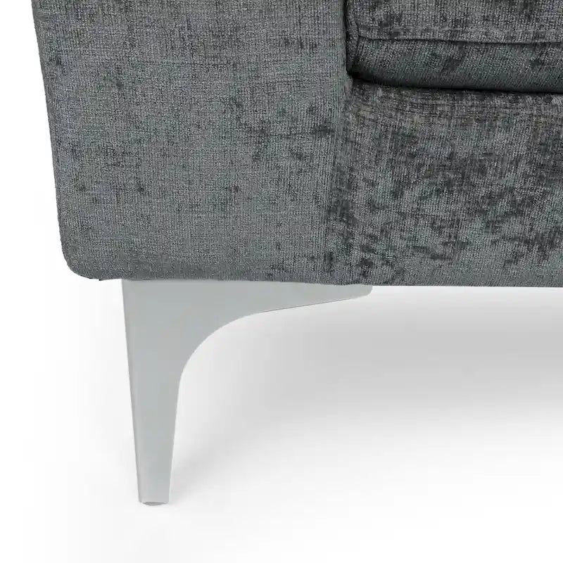 Méridienne contemporaine en tissu - 69,00 L x 29,00 l x 30,00 H