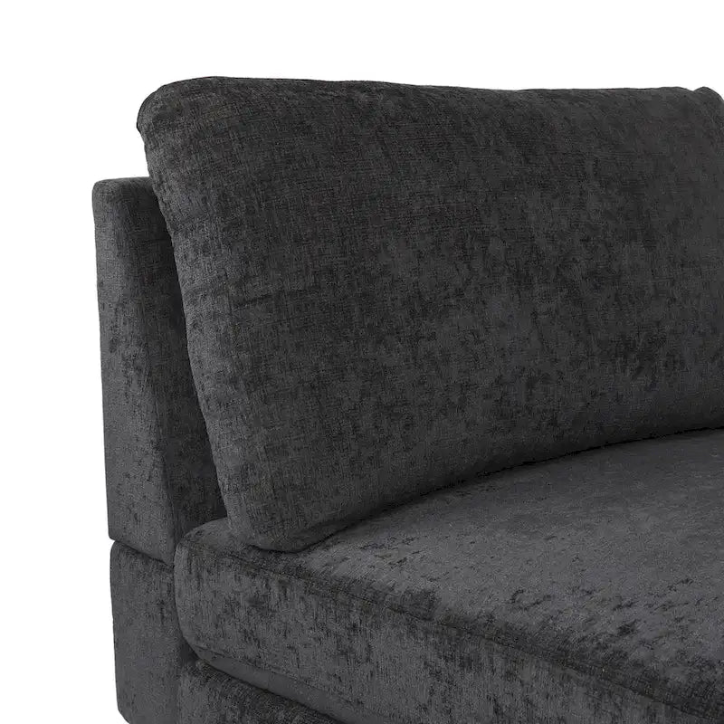 Méridienne contemporaine en tissu - 69,00 L x 29,00 l x 30,00 H