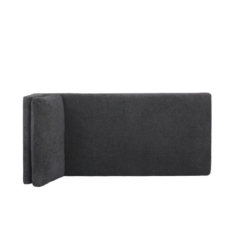 Méridienne contemporaine en tissu - 69,00 L x 29,00 l x 30,00 H
