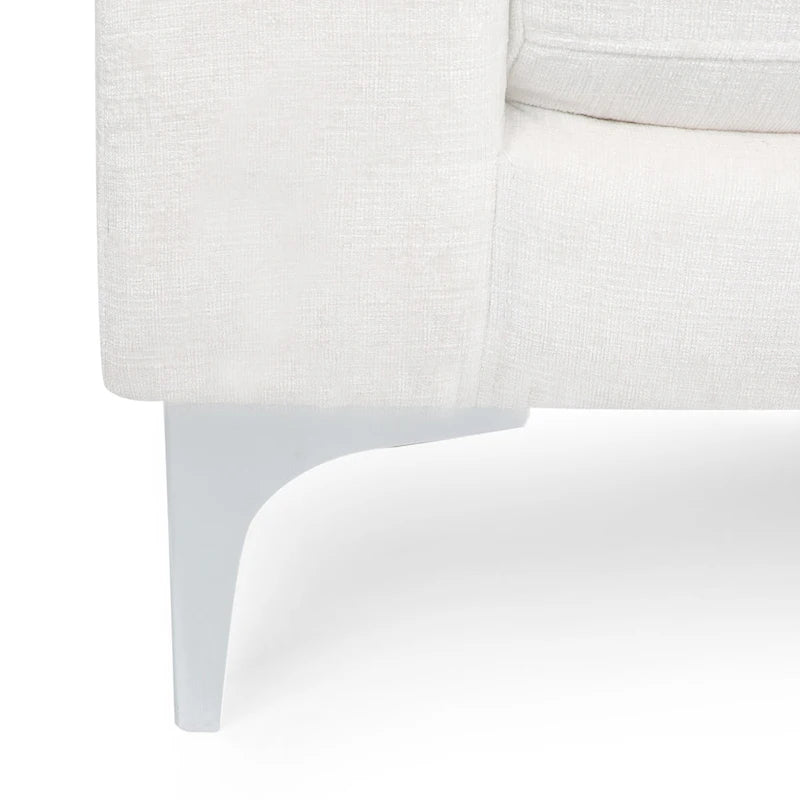 Méridienne contemporaine en tissu - 69,00 L x 29,00 l x 30,00 H