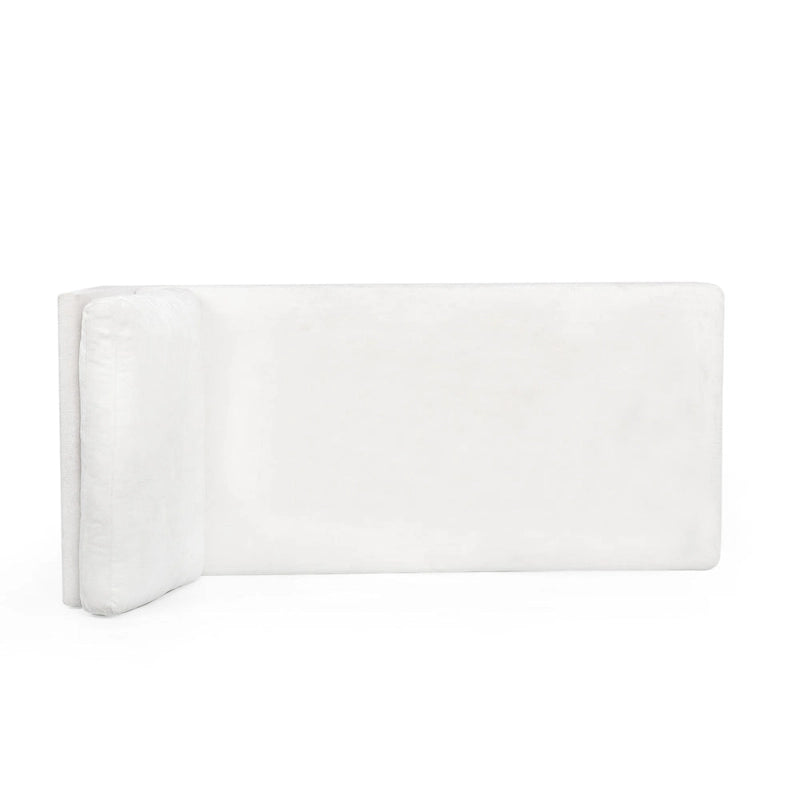 Méridienne contemporaine en tissu - 69,00 L x 29,00 l x 30,00 H