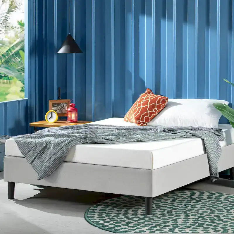 Priage by ZINUS Upholstered Platform Bed Frame