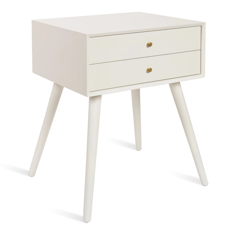 Table de chevet avec 2 tiroirs
