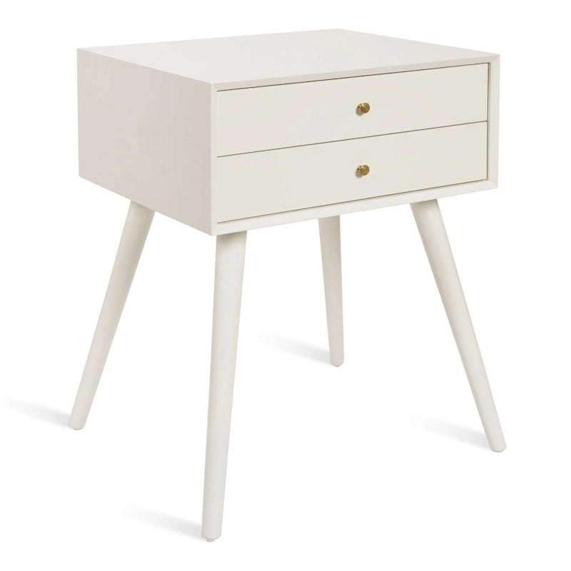 Table de chevet avec 2 tiroirs