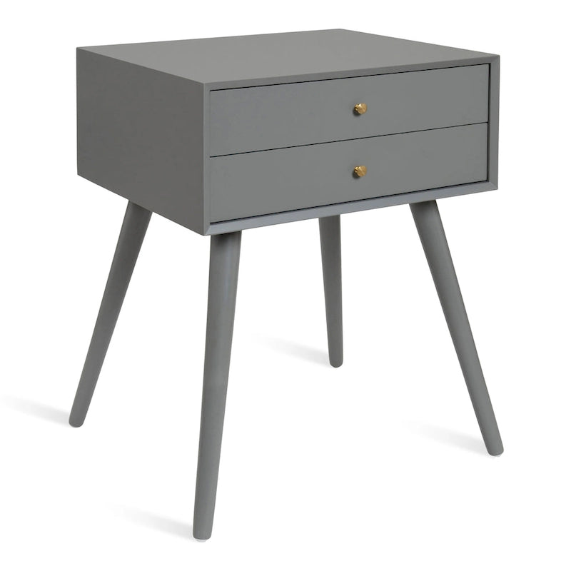 Table de chevet avec 2 tiroirs