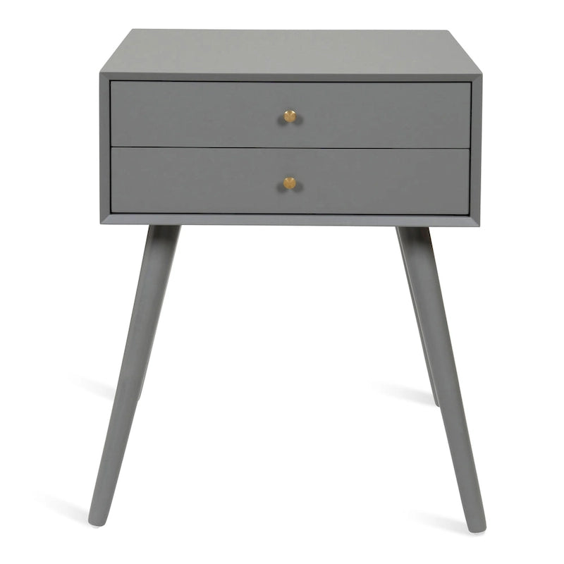 Table de chevet avec 2 tiroirs
