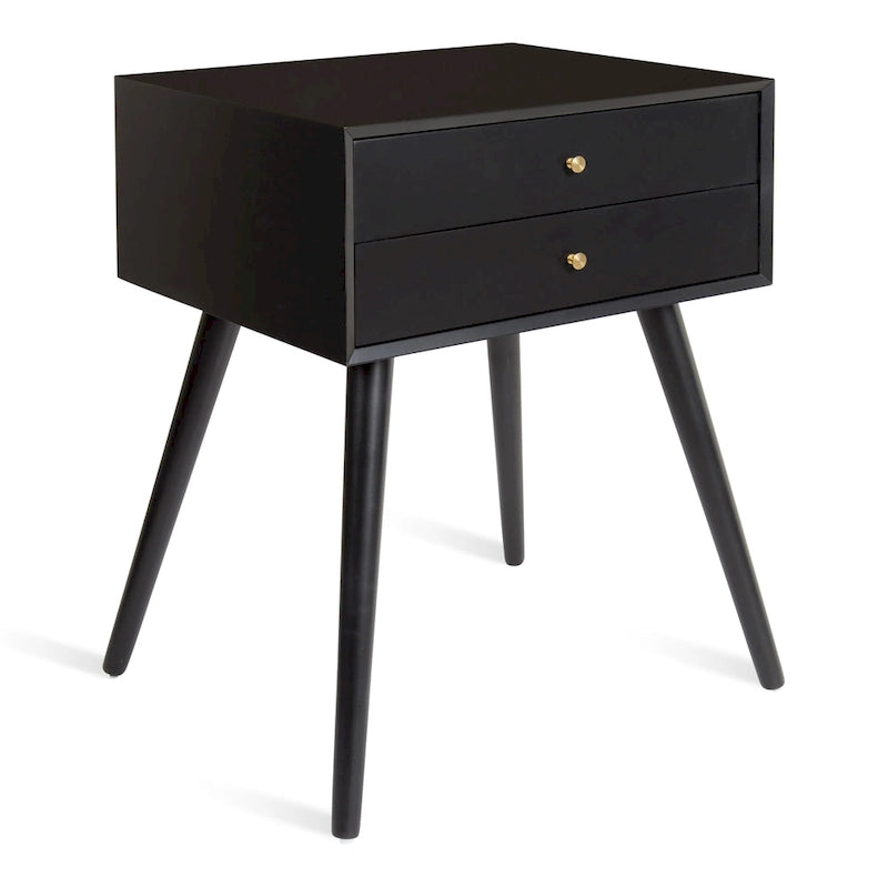 Table de chevet avec 2 tiroirs