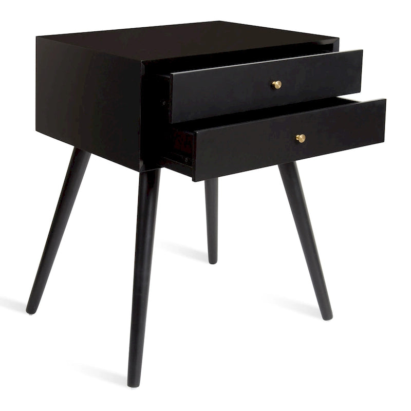 Table de chevet avec 2 tiroirs