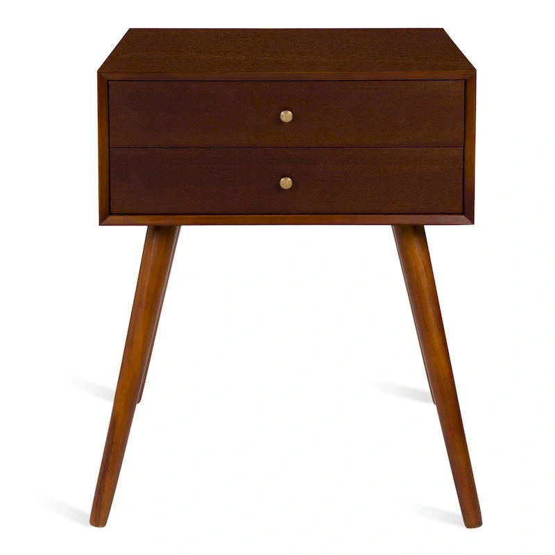 Table de chevet avec 2 tiroirs
