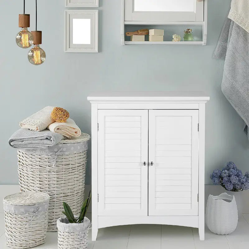 Teamson Home Glancy Two-Door Freestanding Floor Cabinet
