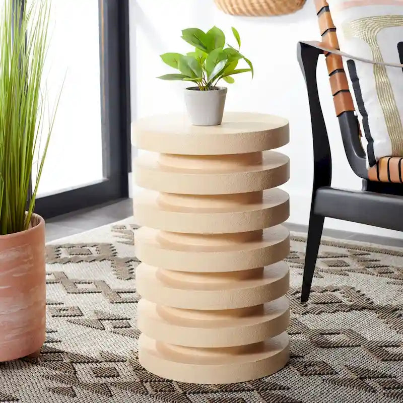 Table d'appoint - 12 L x 12 P x 19 H - 12 L x 12 P x 19 H