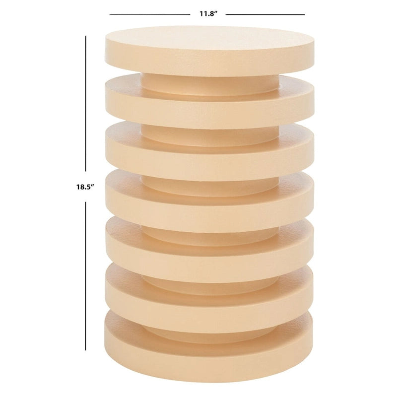 Table d'appoint - 12 L x 12 P x 19 H - 12 L x 12 P x 19 H
