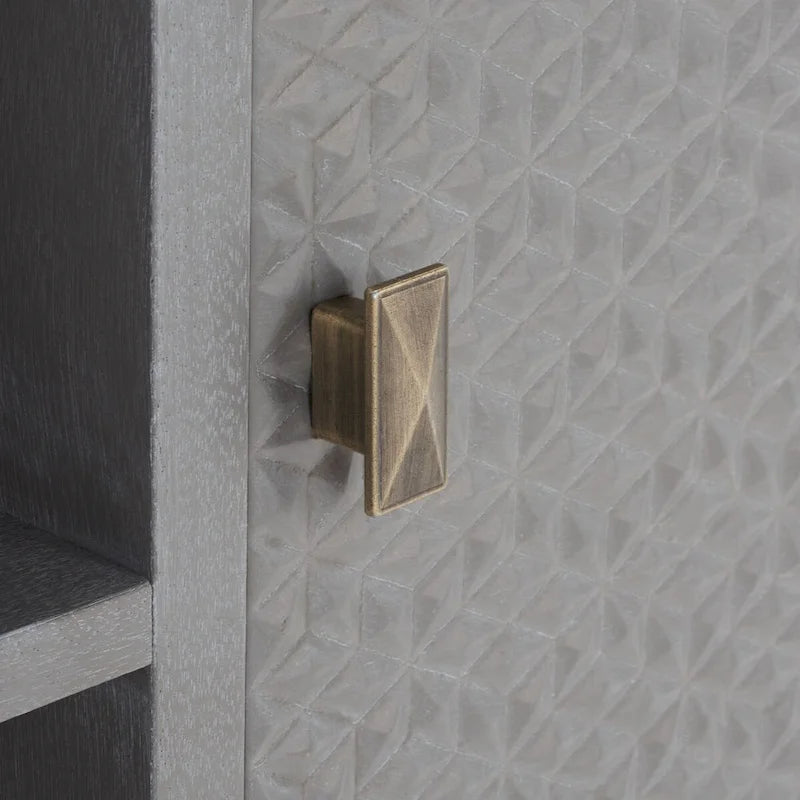 Meuble TV 2 portes 1 étagère