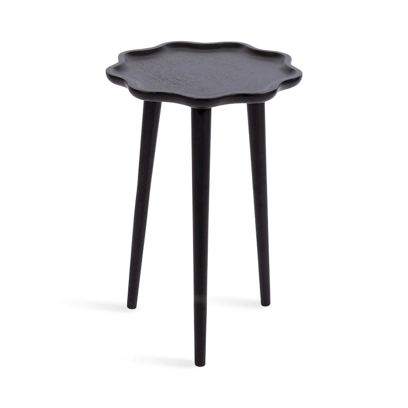 Table d'appoint en bois festonné